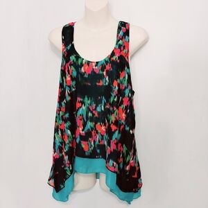 🔵BOGO FREE🔵 Xhilaration Top Assymetrical Sleeveless Sz L